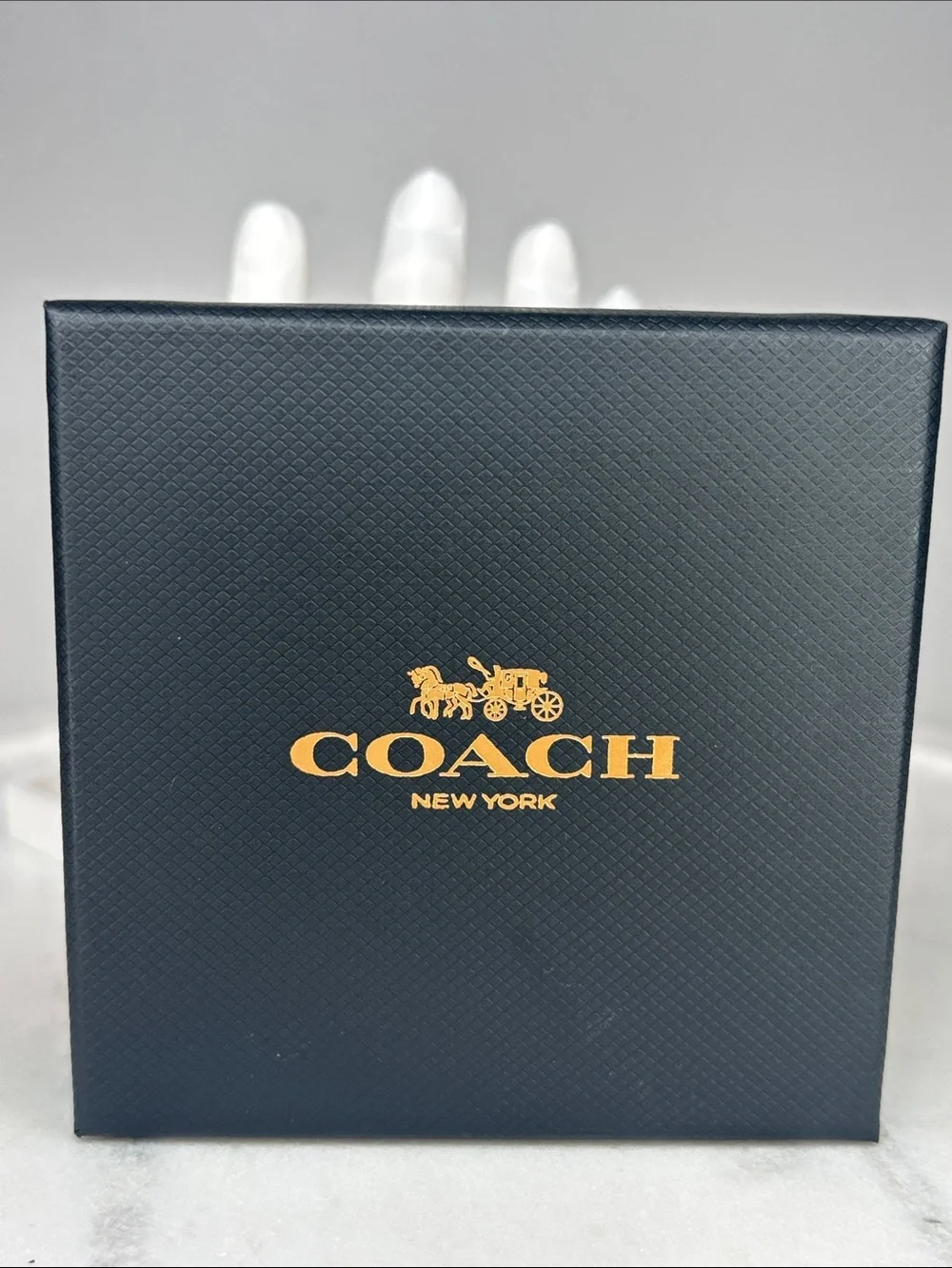 Coach Gold Tone Earring Trio with Pink Stones and Star Accents w/ Dusty NWT - Picture 3 of 4